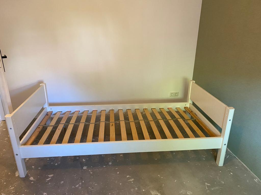 Flexa kinderbed 90x200, Ophalen, 85 tot 100 cm, Gebruikt, Lattenbodem
