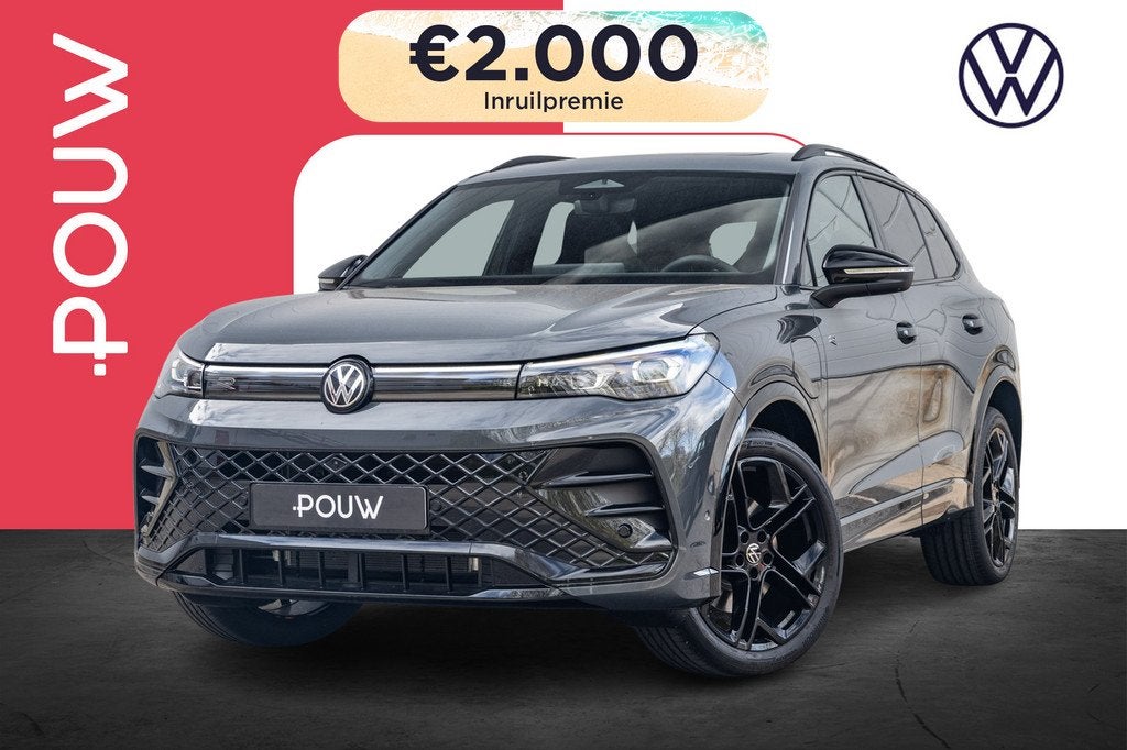 Volkswagen Tiguan 1.5 eHybrid 204pk R-Line Edition | Velgen, Auto's, Volkswagen, 12 maanden, Stof, 1498 cc, 150 min