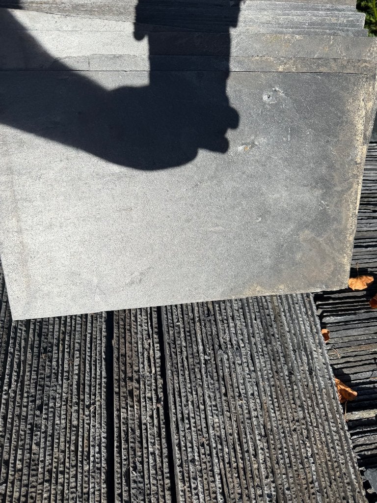 Ca. 200 st. Natuurstenen dakleien 40x25'., Ophalen, Overige materialen, Gebruikt, Overige typen