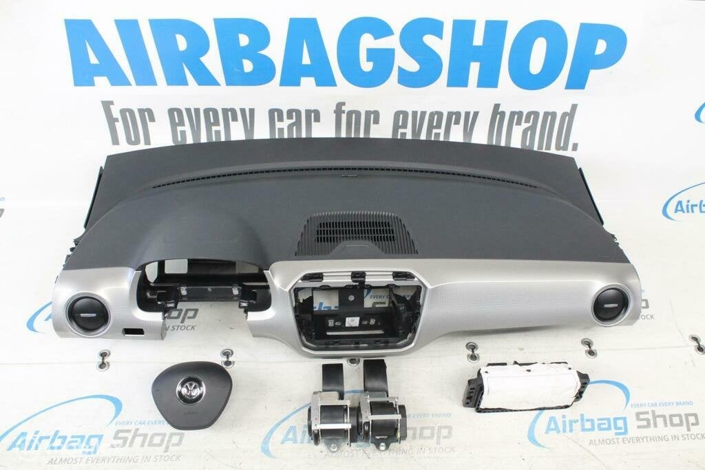 Airbag set Dashboard zwart/zilver Volkswagen Up 2016-heden, Auto-onderdelen, Dashboard en Schakelaars, Gebruikt, Ophalen of Verzenden
