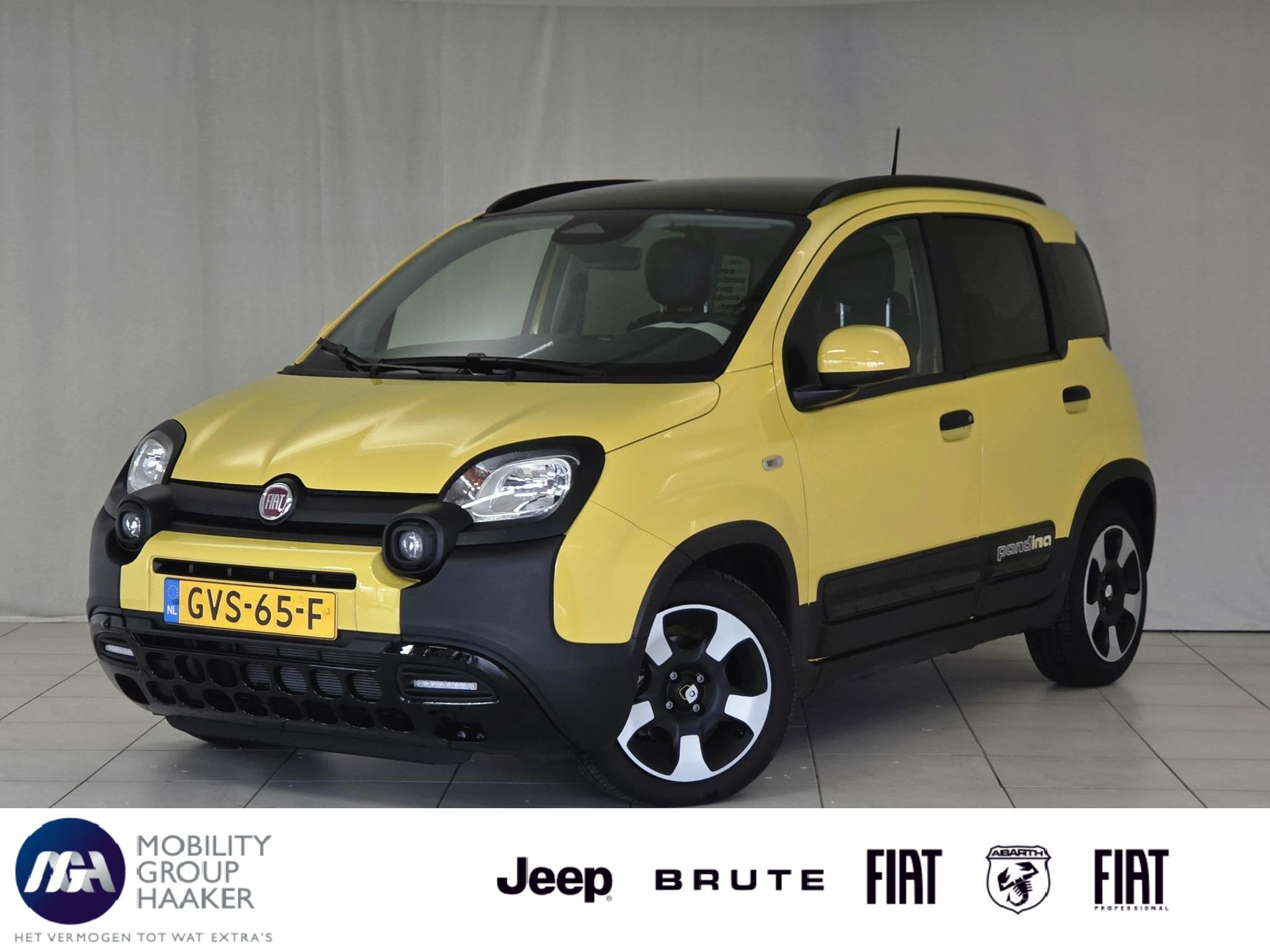 Fiat Panda 1.0 Hybrid Pandina | Airconditioning | Apple-Andr, Stof, Gebruikt, Euro 6, Panda