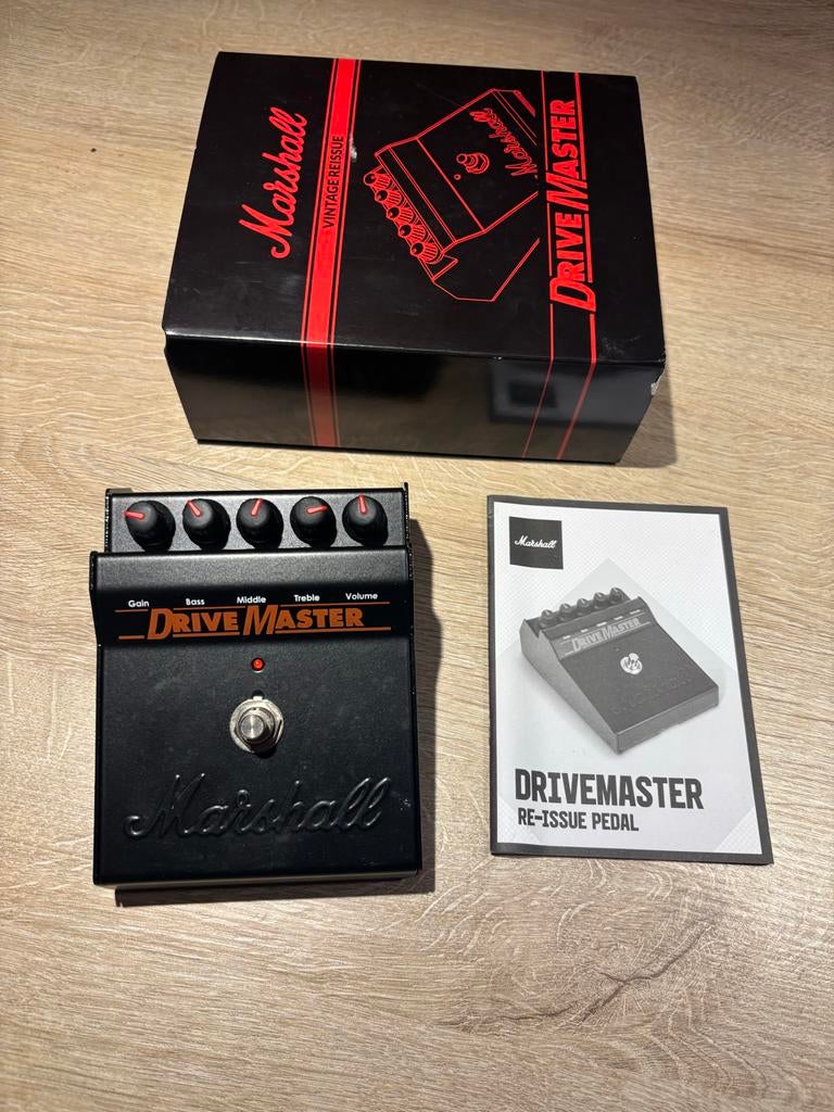 Marshall Drive Master Vintage Reissue Gitaarpedaal, Muziek en Instrumenten, Effecten, Ophalen of Verzenden, Zo goed als nieuw