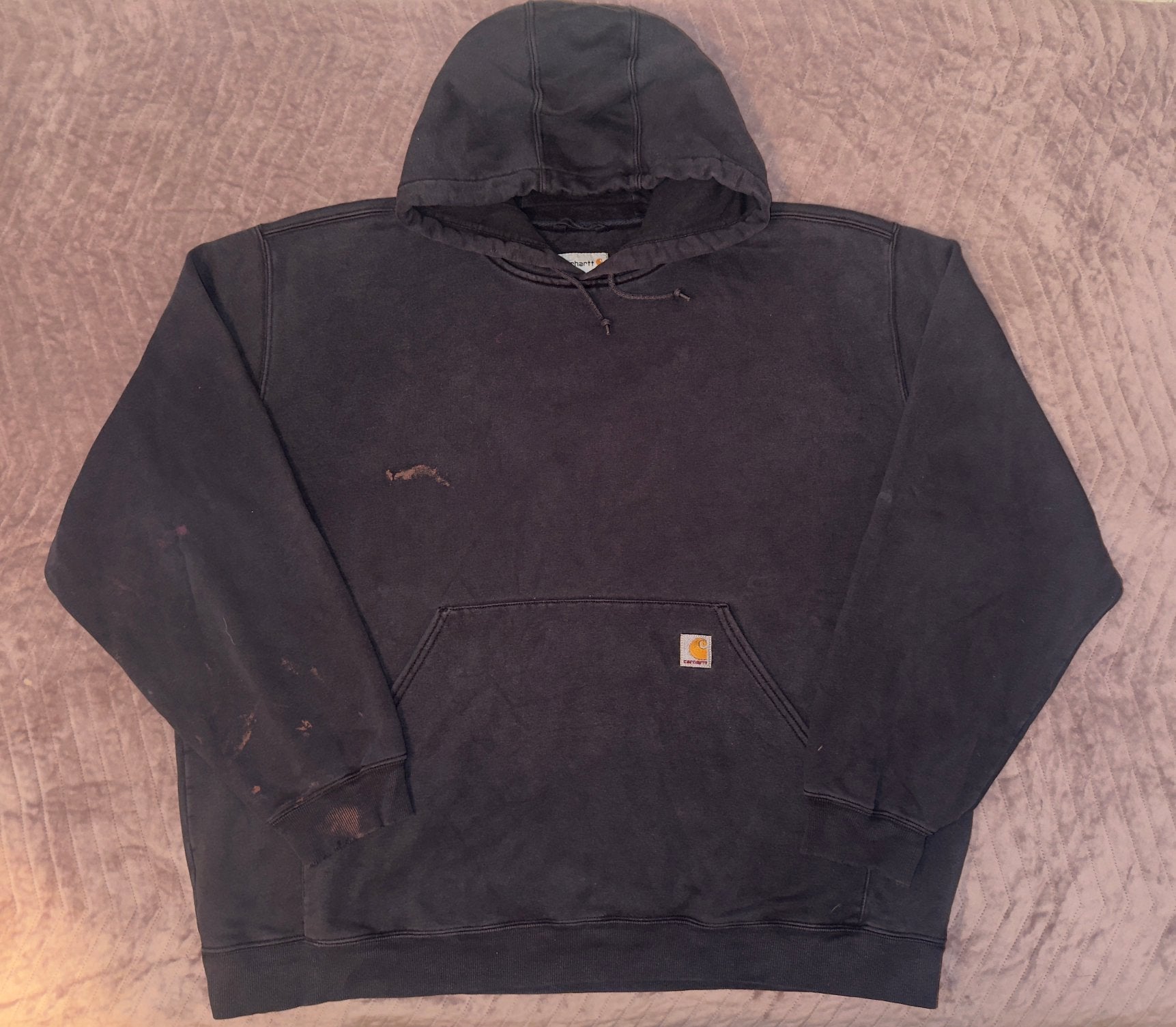 Vintage Carhartt Midweight Hoodie Loose Fit, Ophalen of Verzenden, Gedragen, Overige maten, Zwart