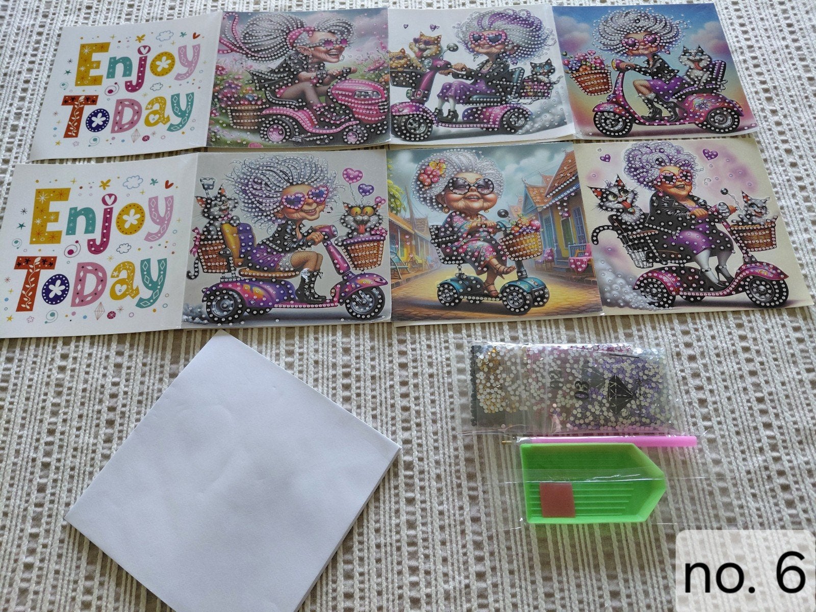 Diamond painting wenskaarten om zelf nog te maken, Hobby en Vrije tijd, Ophalen of Verzenden, Nieuw, Overige thema's, Overige typen