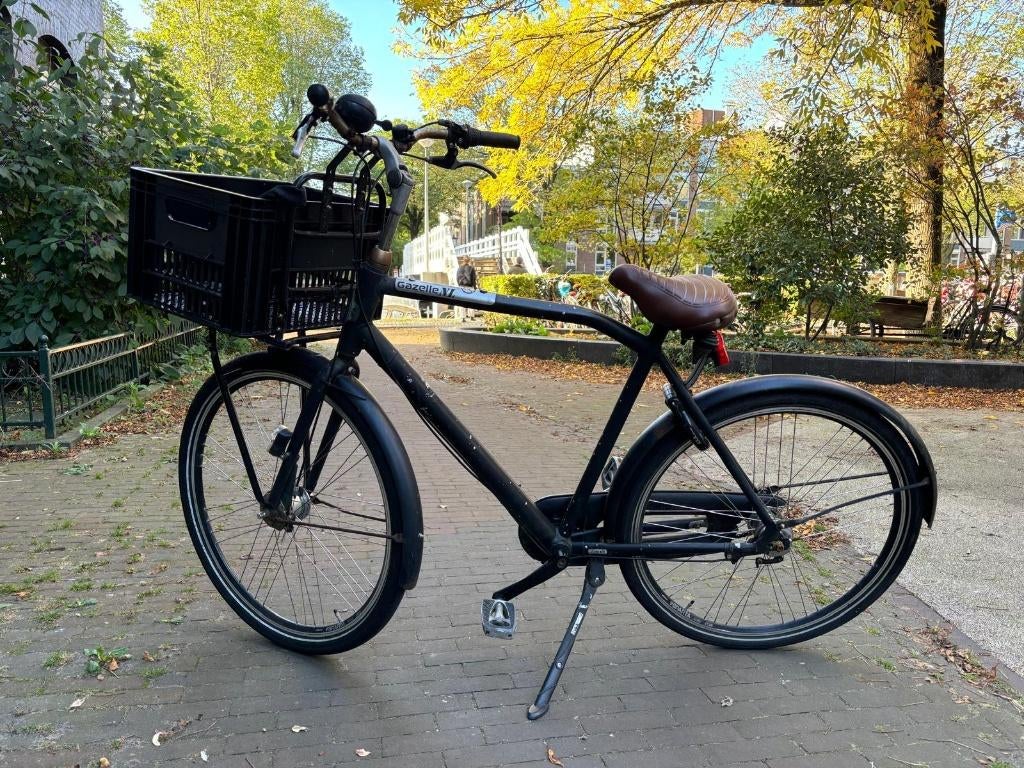 Gazelle Transportfiets HeavyDutyNL, Fietsen en Brommers, Fietsen | Heren | Herenfietsen, Ophalen, Gebruikt, Versnellingen, 57 tot 61 cm