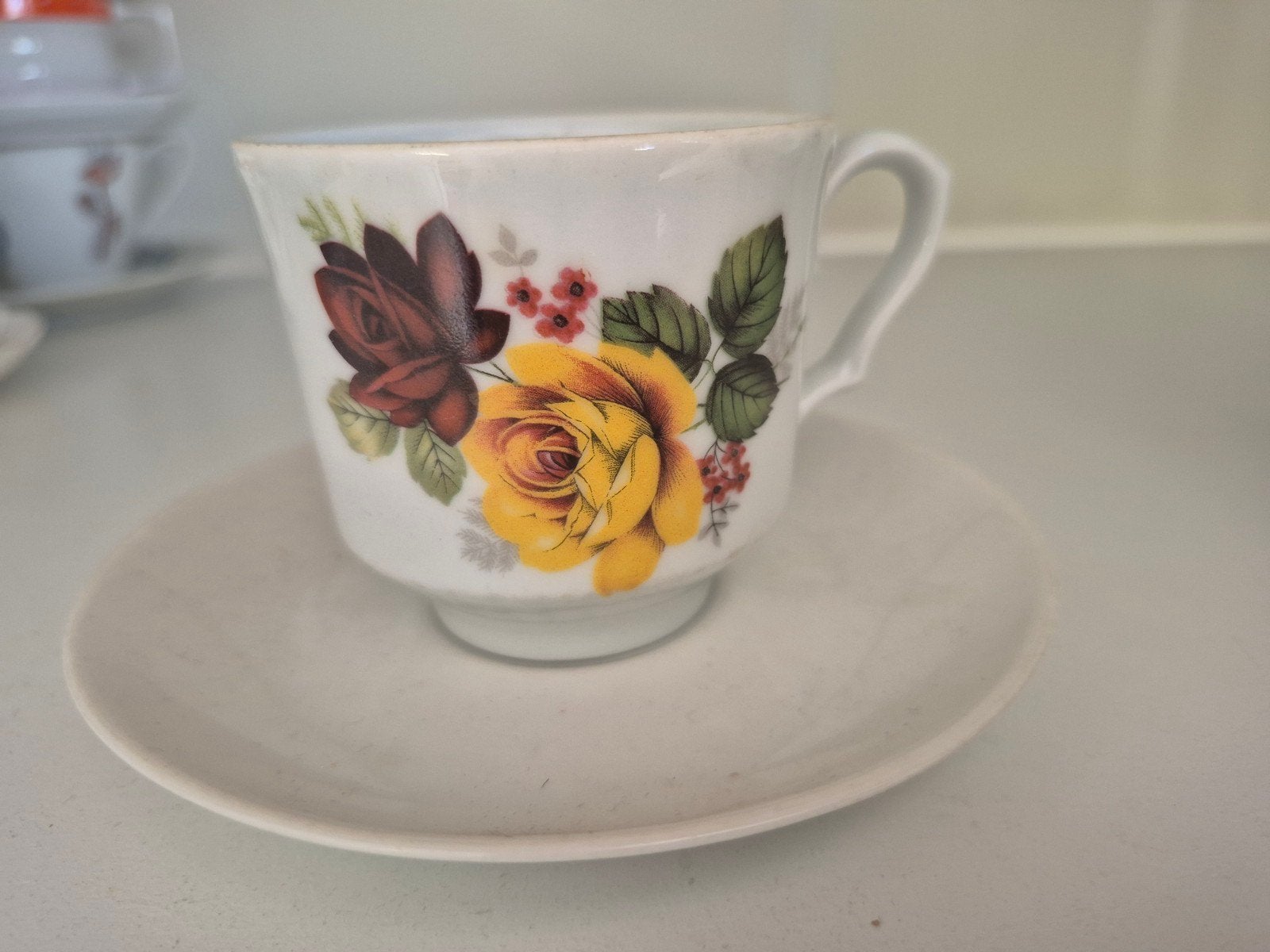 Diverse Vintage Kop en Schotels - Verzameling, Antiek en Kunst, Antiek | Servies los, Ophalen of Verzenden
