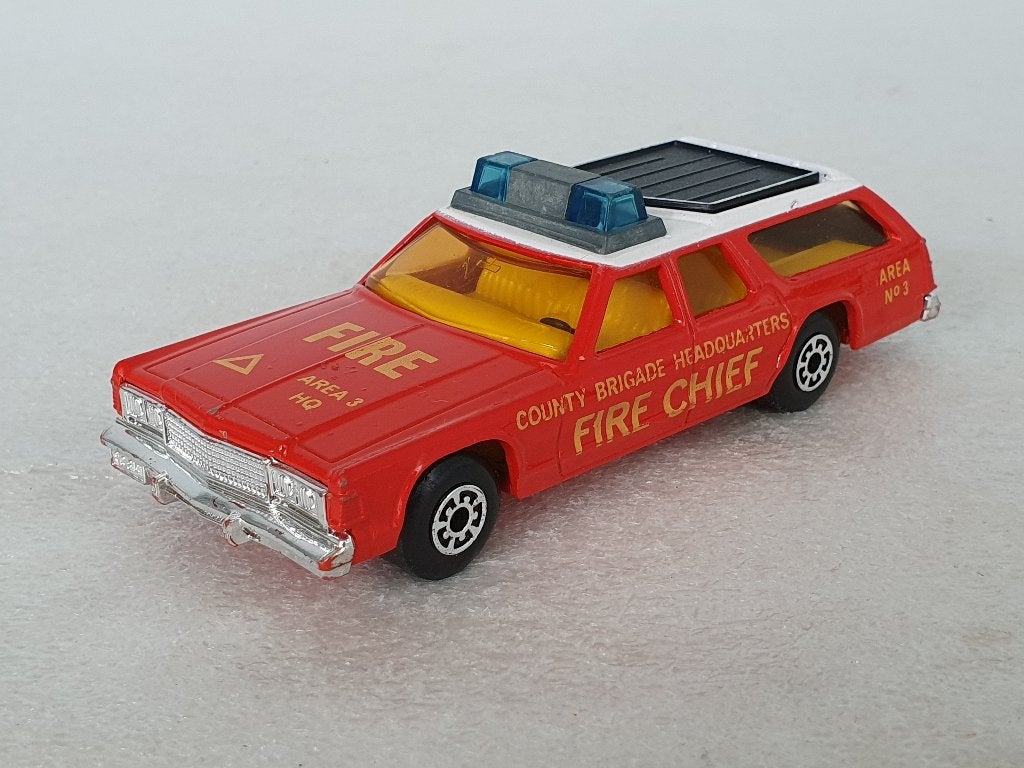 Matchbox - Speed Kings: Dodge Monaco Fire Chief (K-67/68), Ophalen of Verzenden, Gebruikt, Auto