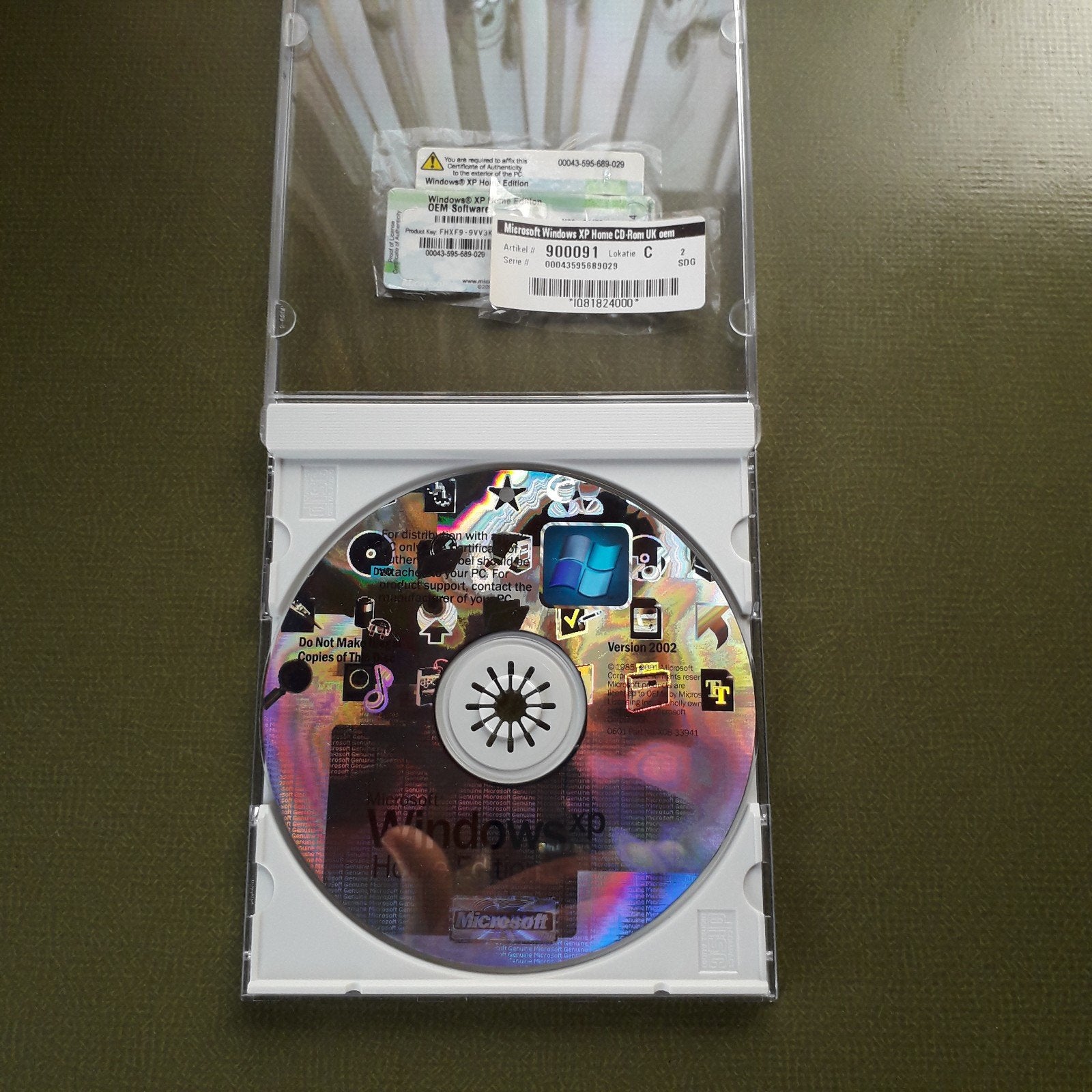 Windows XP Home Edition OEM Software met Key, Computers en Software, Besturingssoftware, Gebruikt, Windows, Ophalen of Verzenden