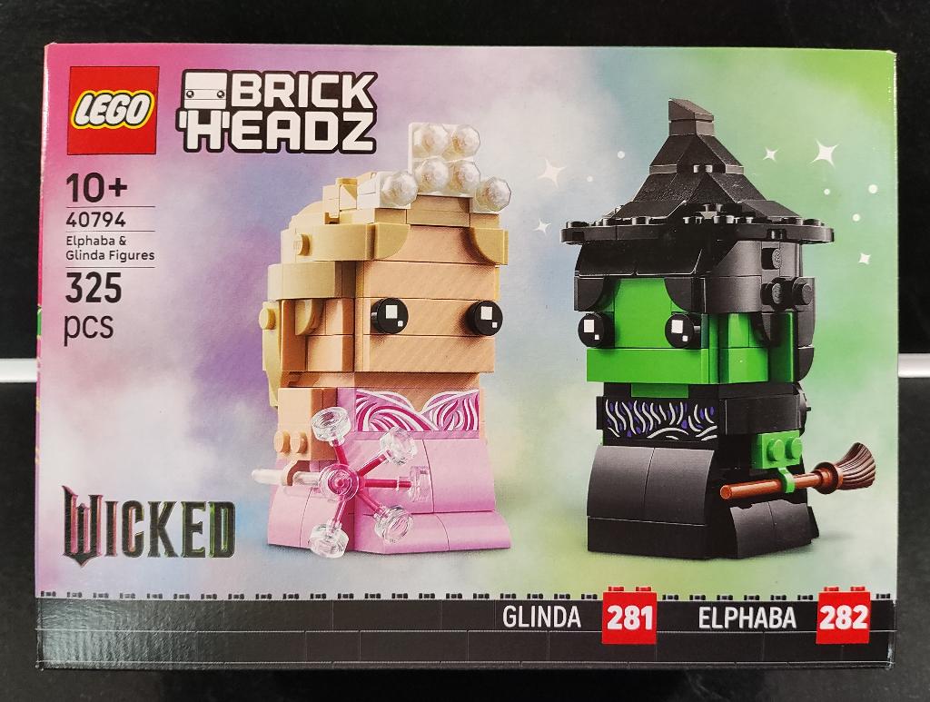 LEGO set 40794 – Elphaba & Glinda Figures - NIEUW, Info@lego.com, BrickHeadz, Lego, Nieuw