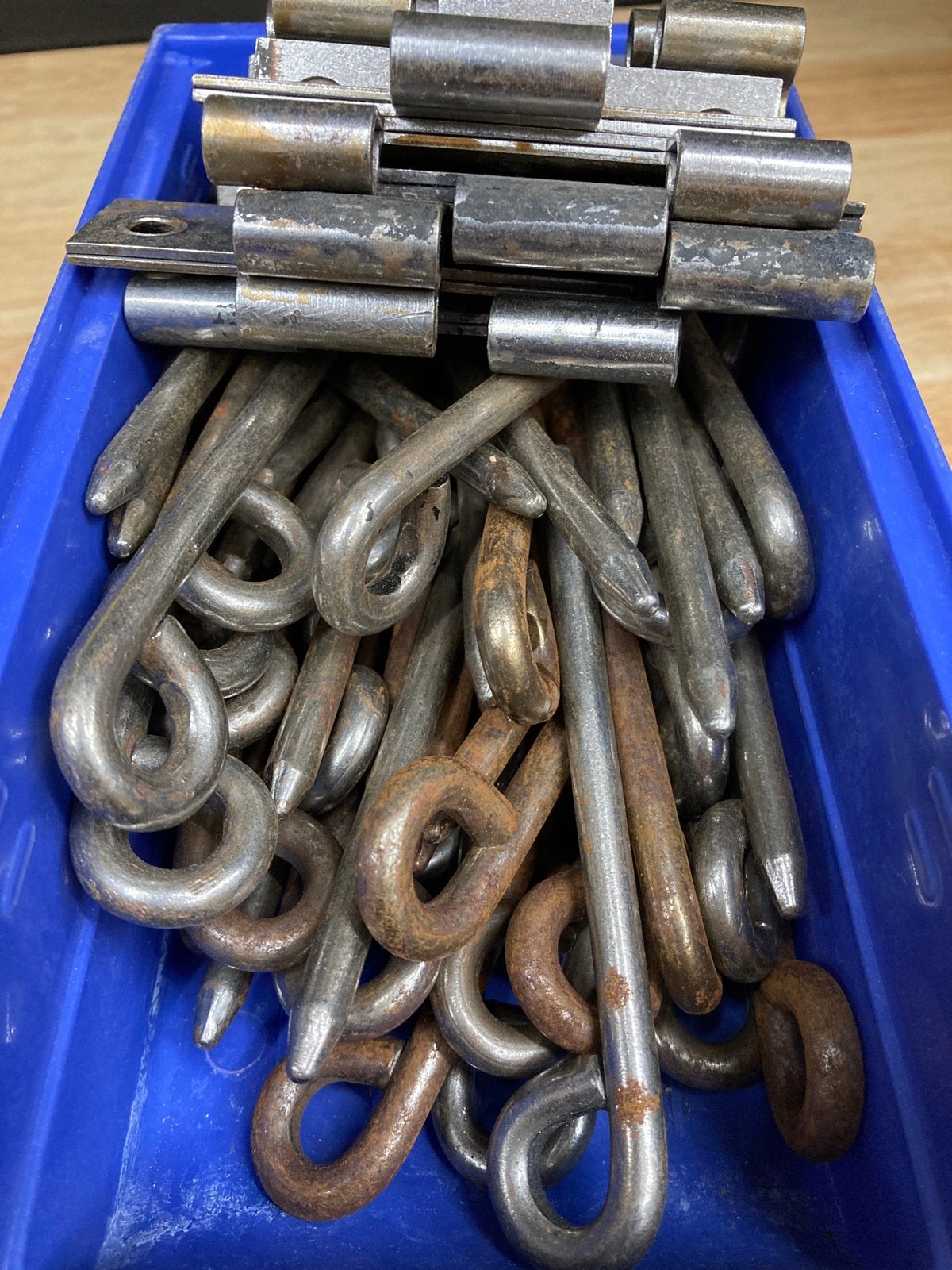 Bakje met krommers en fitsen voor decorbouw, Ophalen of Verzenden, Gebruikt, 50 tot 100 mm, Overige typen