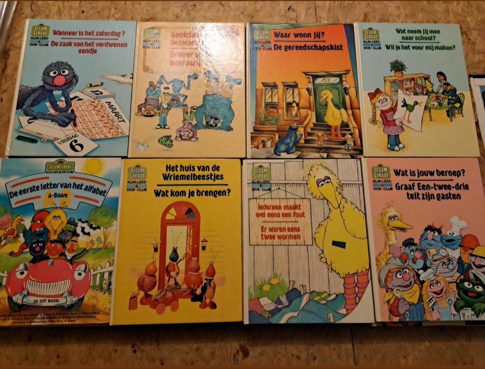24 Sesamstraat kinderboeken voor €25,-, Boeken, Ophalen of Verzenden, Gelezen, 3 tot 4 jaar