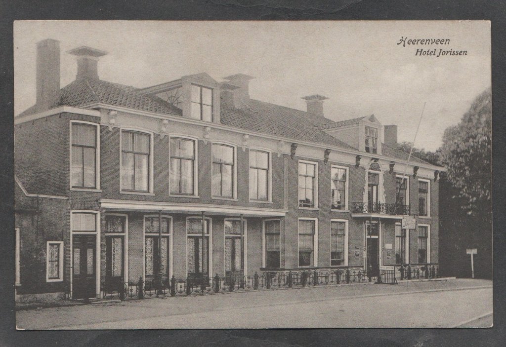 heerenveen hotel jorissen, Verzenden, Voor 1920, Ongelopen, Friesland
