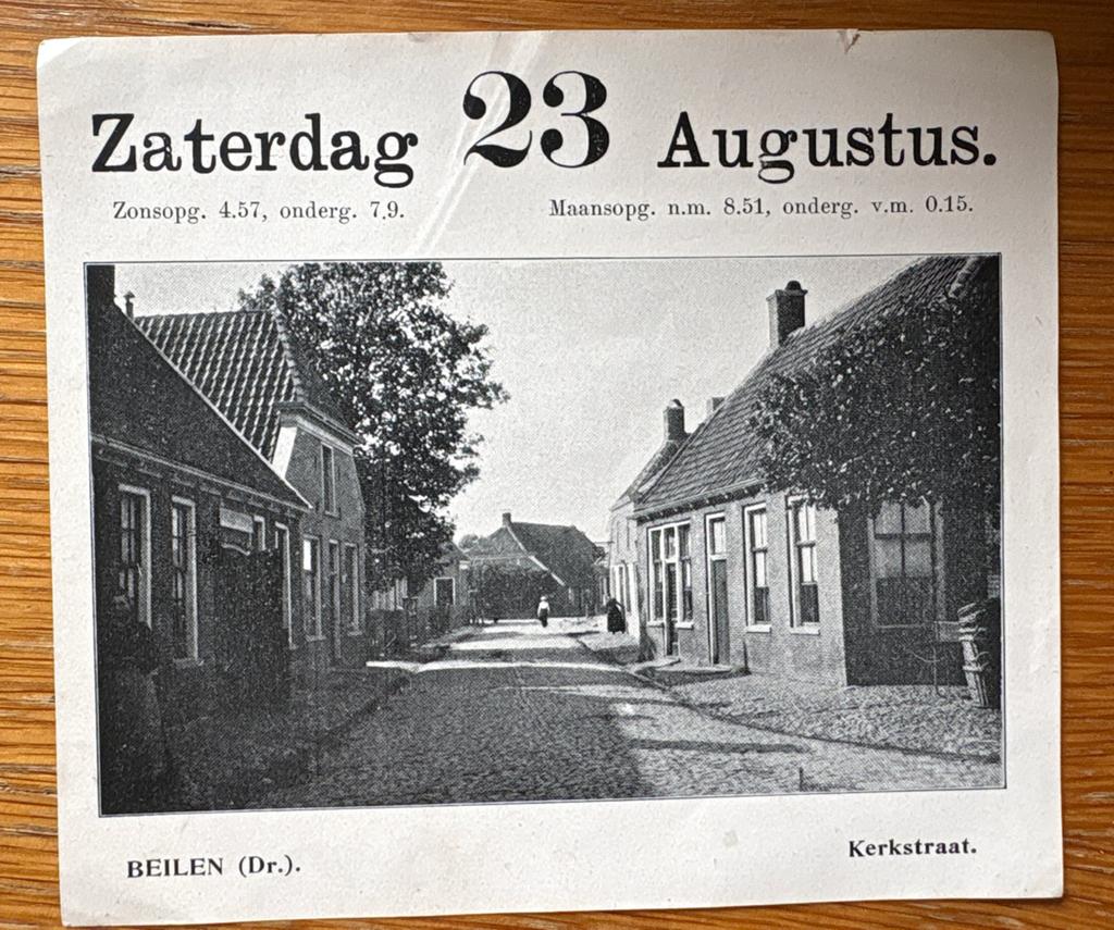 Kalender Beilen Kruisstraat, Diversen, Kalenders, Ophalen, Maandkalender