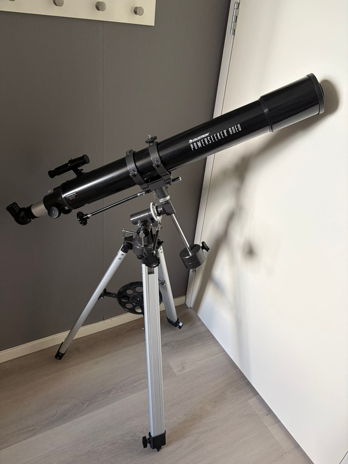 Celestron PowerSeeker 80EQ Telescoop, Ophalen, Lenzentelescoop (refractor), 80 tot 200 mm, Met statief