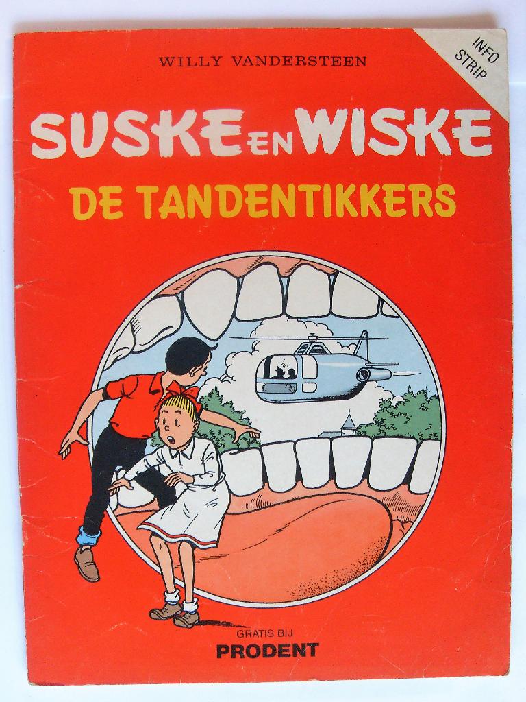 Suske en Wiske De Tandentikkers Reclame Uitgave Prodent, Eén stripboek, Ophalen of Verzenden, Gelezen, Willy Vandersteen