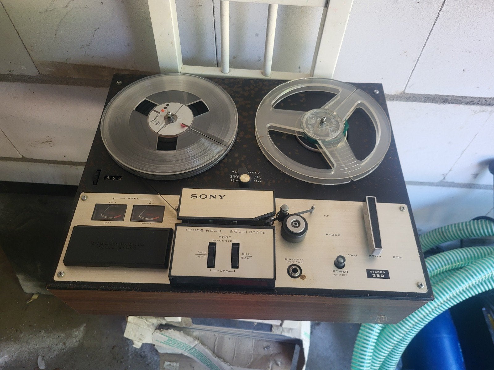 Sony taperecorder voor de liefhebber, Ophalen, Bandrecorder