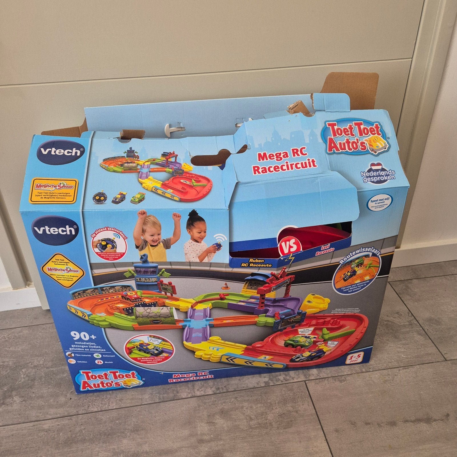 VTech Toet Toet Auto's Mega RC Racecircuit (zonder auto's), Elektrisch, Ophalen, Overige merken, Racebaan
