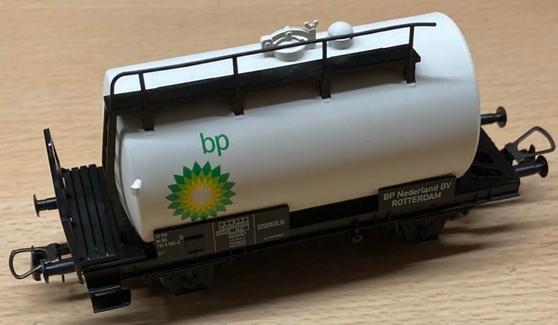 Piko ketelwagon BP Nederland, Gelijkstroom, Wagon, Zo goed als nieuw, Piko