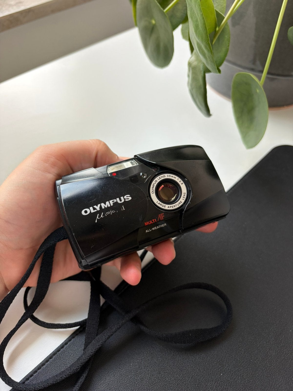 Olympus mju II, Ophalen of Verzenden, Gebruikt, Compact, Olympus