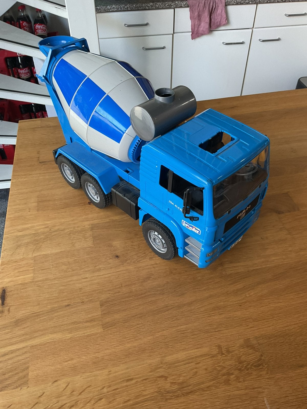 Bruder MAN cement cementwagen truck, Ophalen of Verzenden, Gebruikt