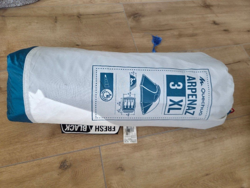 Arpenaz 3 XL tent - fresh&black zonwerende binnenkant, Ophalen, Gebruikt, Tot en met 3