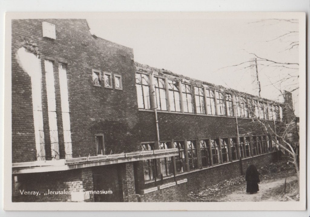 146 Venray Jerusalem Gymnasium Oorlogstijd B3, Verzenden, 1940 tot 1960, Ongelopen, Limburg