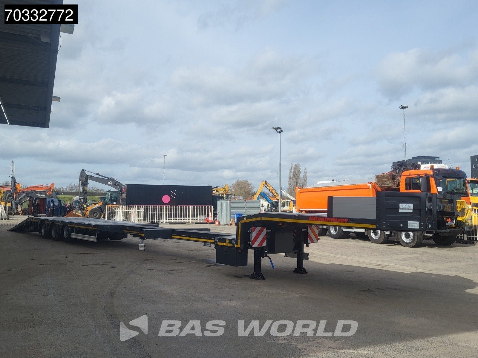 Kässbohrer LB3E Lift + Steering Axle Extandable 520cm, Auto's, Stof, Overige brandstoffen, Bedrijf, Zilver of Grijs