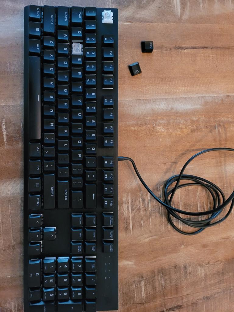 Corsair K60 RGB PRO Mechanisch Gaming Toetsenbord, Ophalen of Verzenden, Gebruikt, Gaming toetsenbord