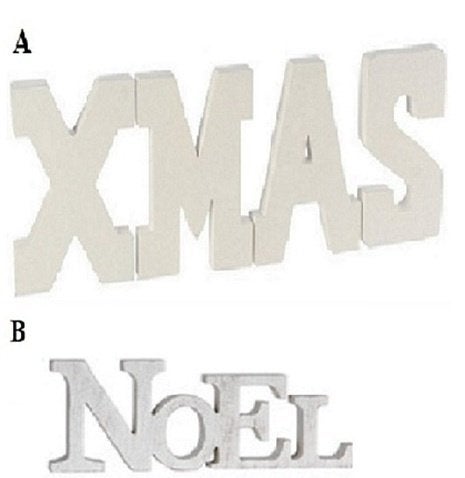 Kerstletters XMAS OF NOËL - Nieuw, Verzenden, Nieuw