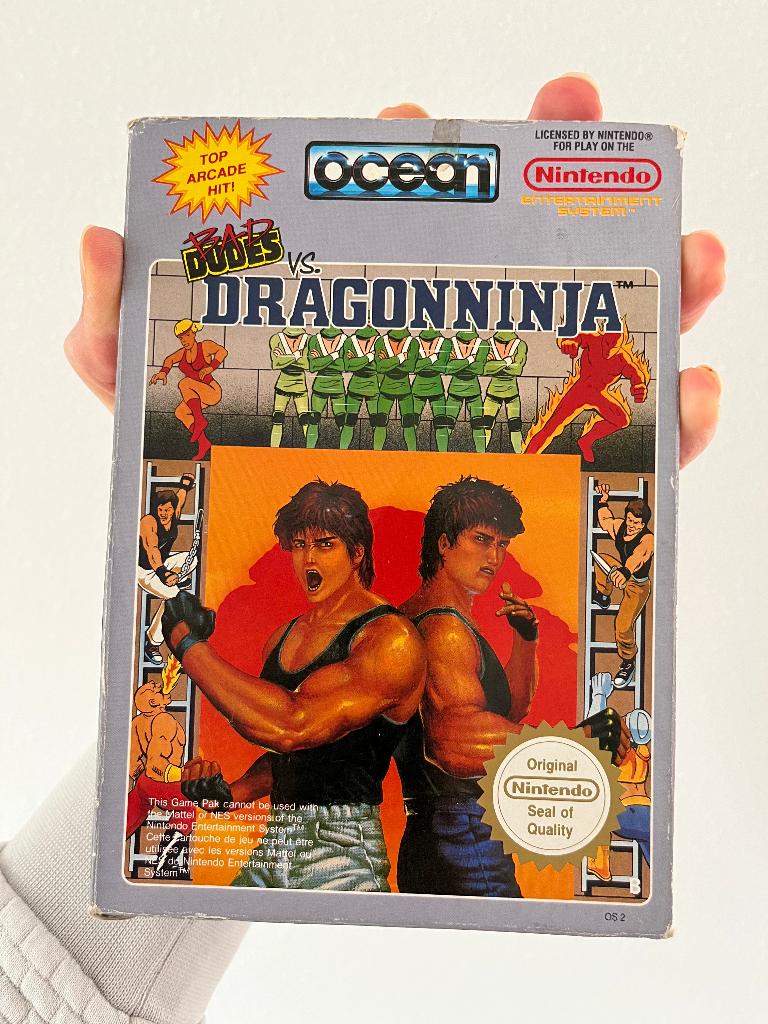 Nintendo NES game Bad Dudes vs. Dragonninja with box, Avontuur en Actie, 1 speler, Eén computer, Ophalen of Verzenden