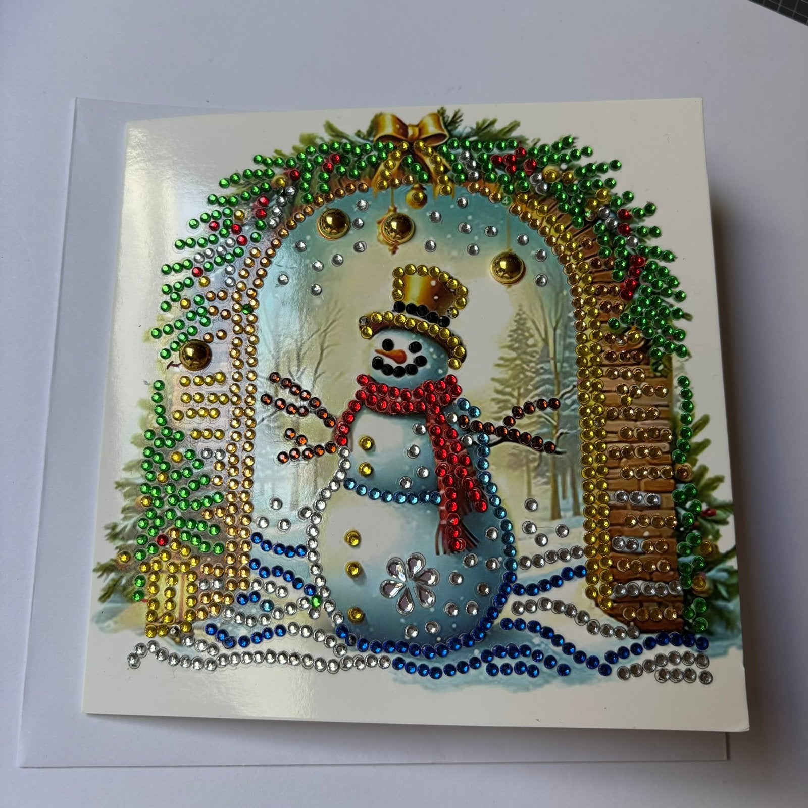 Diamond painting kerstkaart 33, Ophalen of Verzenden, Nieuw, Kerst