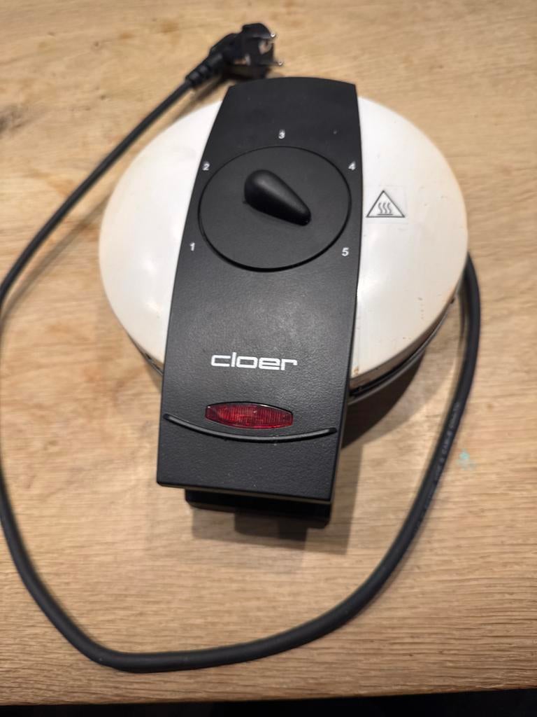 Cloer wafelijzer - Perfect voor heerlijke wafels!, Witgoed en Apparatuur, Wafelijzers, Ophalen, Zo goed als nieuw