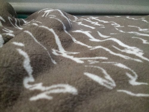 fleece deken grijs wit, Ophalen of Verzenden, 'T Olde Gre-j, Info@toldegrej.nl, Endepoelstraat 20f Didam