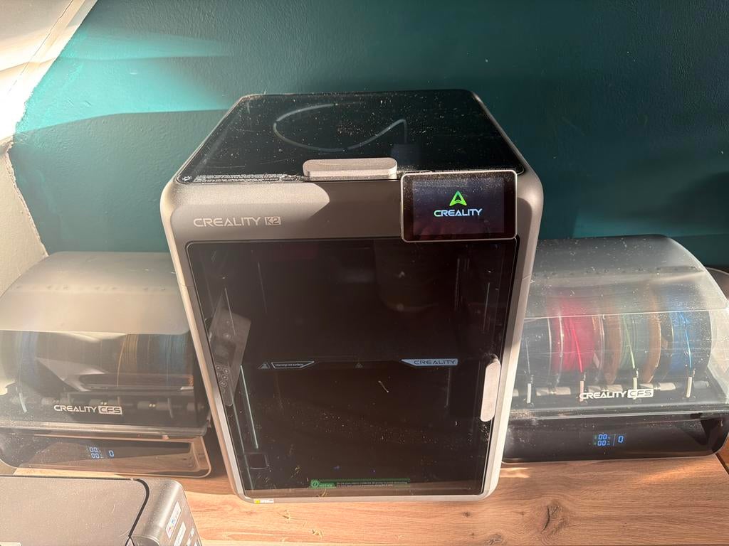 Creality K2 3D-printer met filamentopslag, Computers en Software, 3D Printers, Verzenden, Zo goed als nieuw, Filament