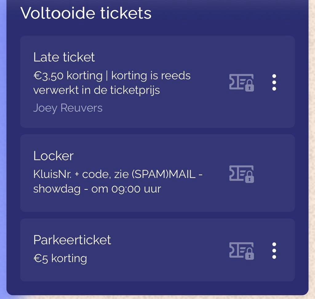 Dance4liberation 5mei 2026 ticket, Eén persoon