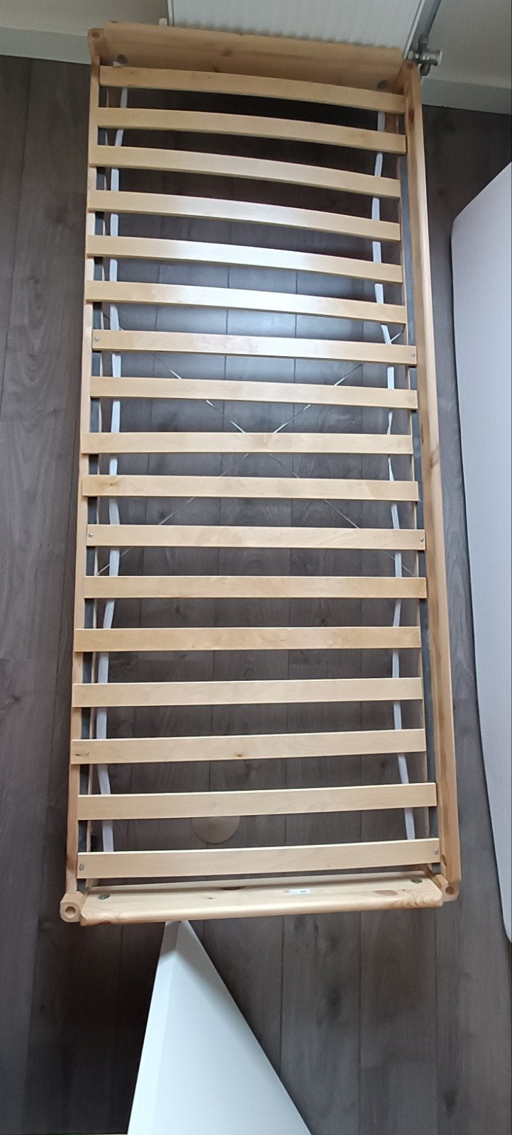 Ikea Utåker bedframe met Morgedal matras 80x200cm, Huis en Inrichting, Ophalen, Zo goed als nieuw, 80 cm, 200 cm