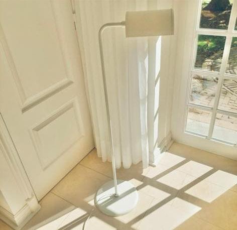 Vintage Abo Randers Vloerlamp Midcentury E808, Ophalen, Gebruikt, 100 tot 150 cm, Overige materialen