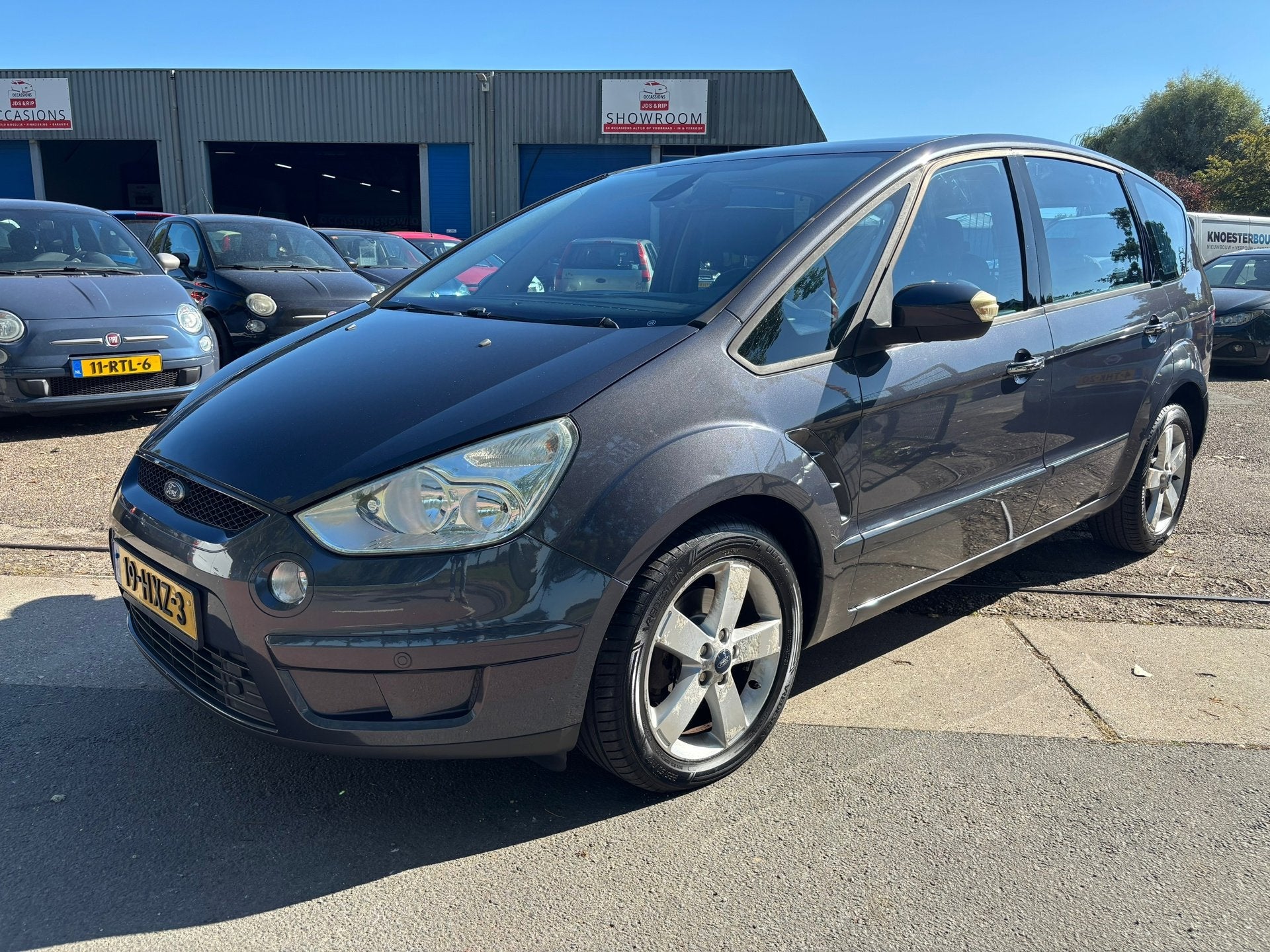 Ford S-Max 2.0-16V, Voorwielaandrijving, Stof, Gebruikt, Zwart