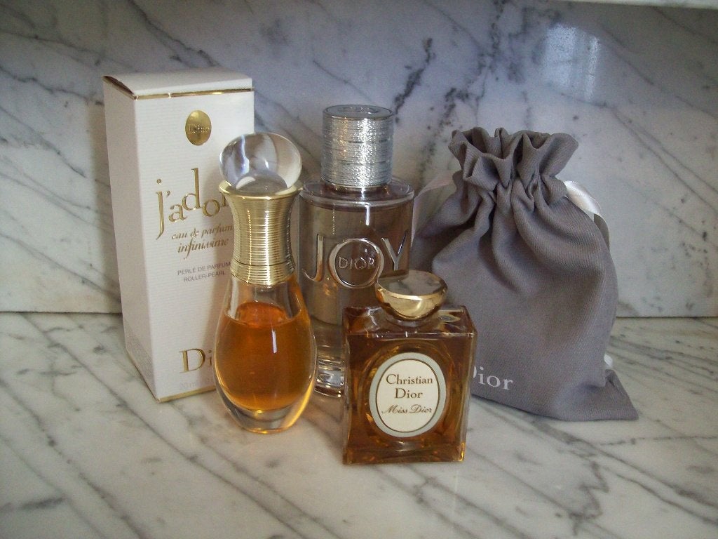 LOT Dior Parfums: J'adore, Joy & Vintage Miss Dior, Sieraden, Tassen en Uiterlijk, Uiterlijk | Parfum, Ophalen of Verzenden, Gebruikt