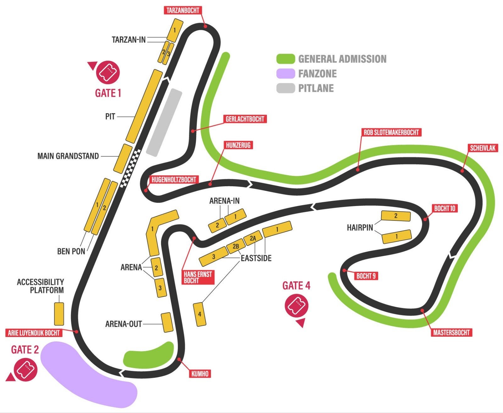 Zoek twee F1 kaartje Zaterdag Sprint race .