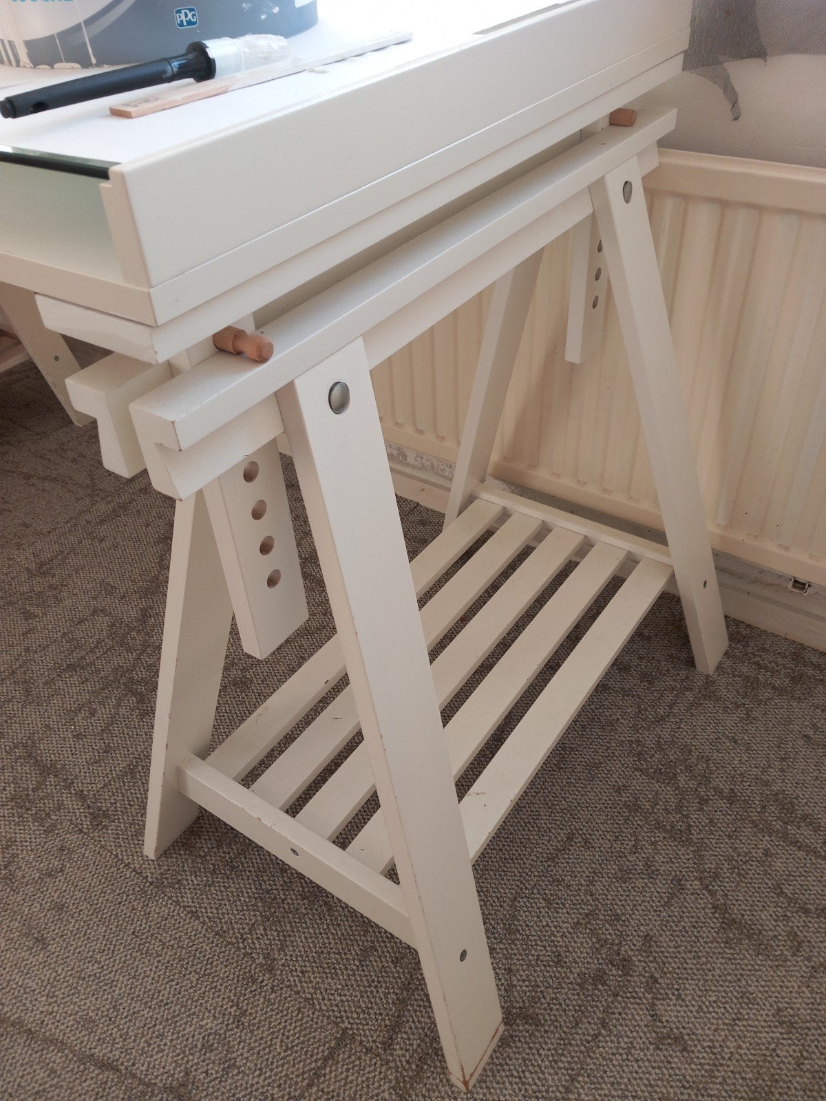 Ikea bureau, Ophalen, Gebruikt, Scandinavisch, Hout