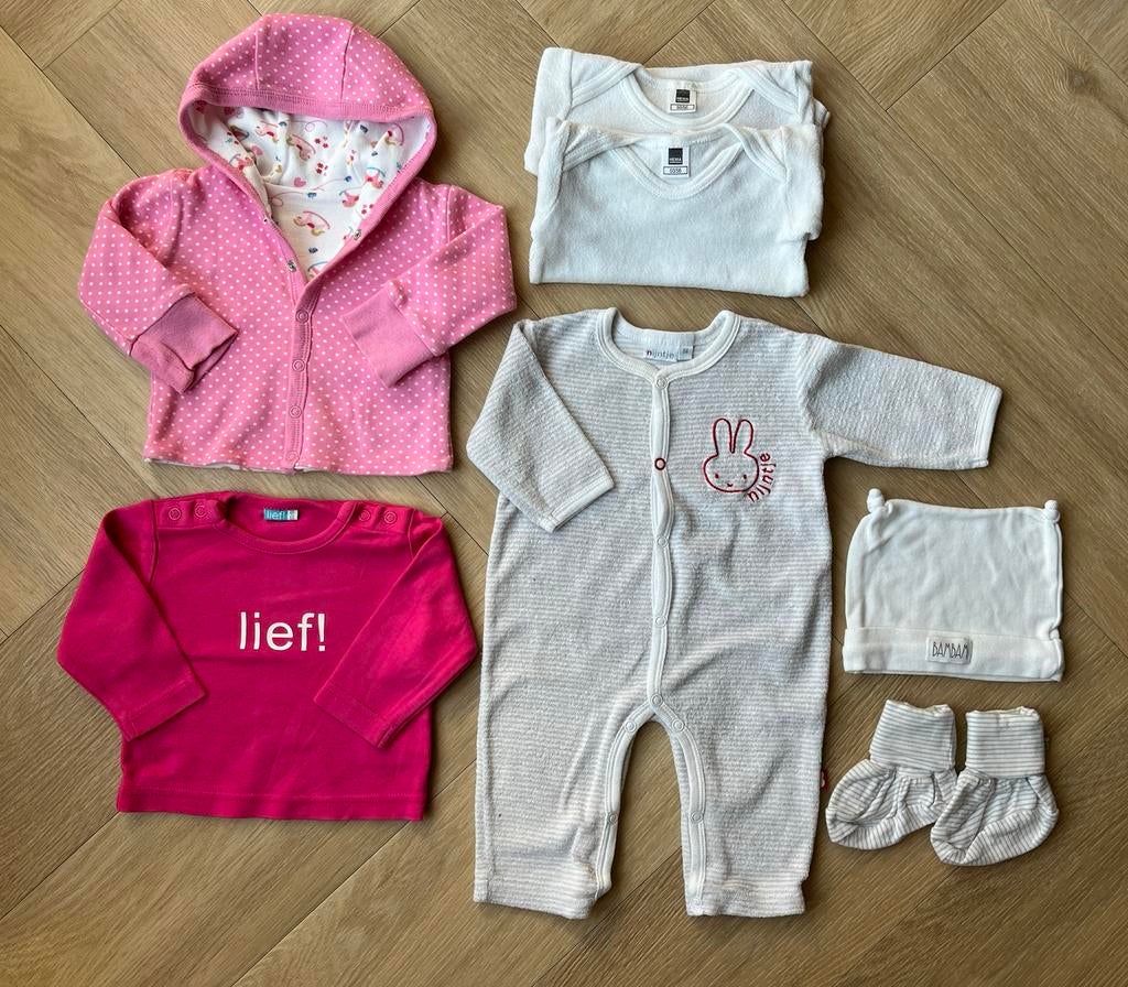Kleding pakketje, meisjes, maat 56, Ophalen of Verzenden, Zo goed als nieuw, Meisje, Setje