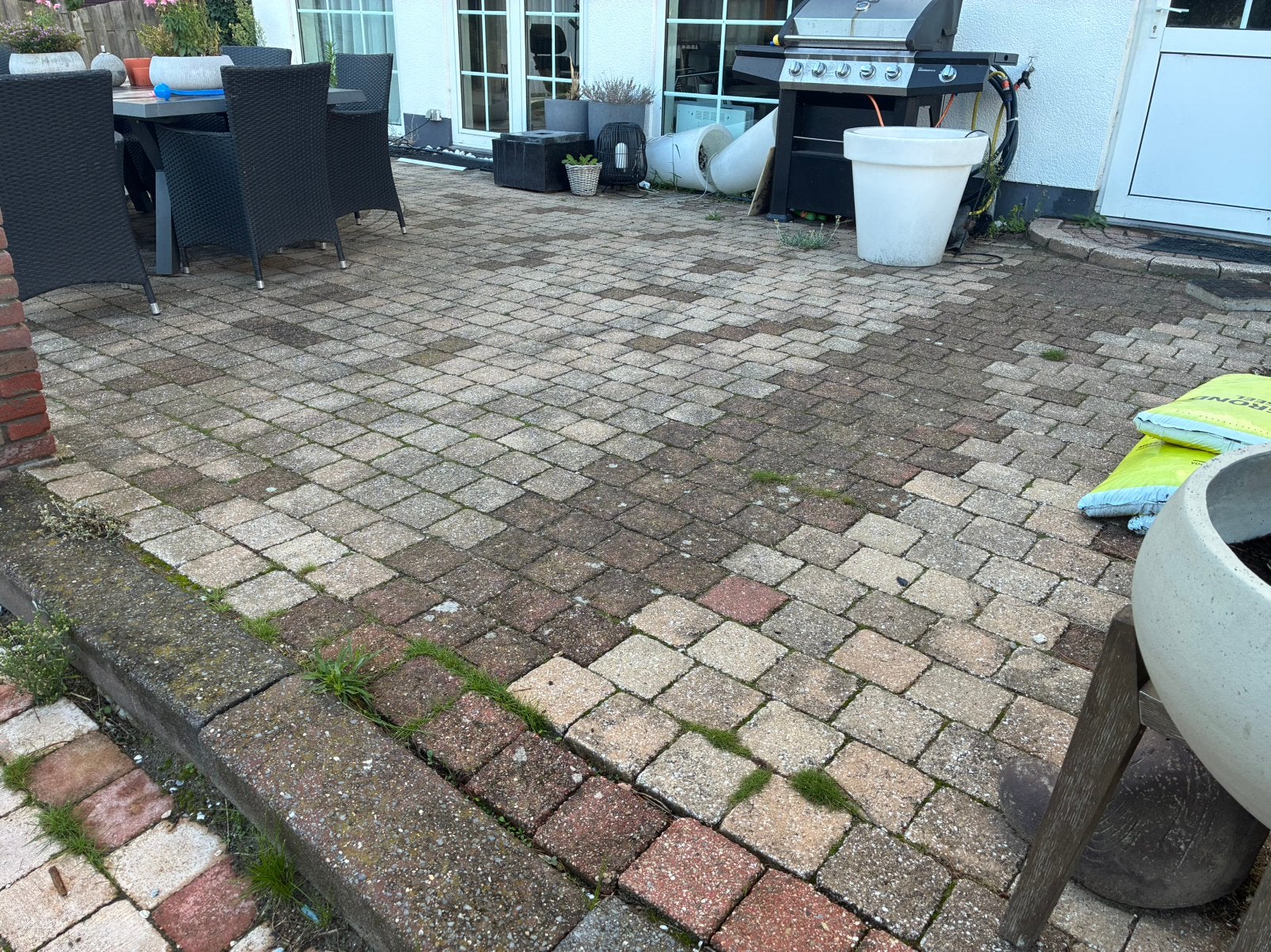 Gratis 75m2, Ophalen, Gebruikt, Beton, Terrastegels