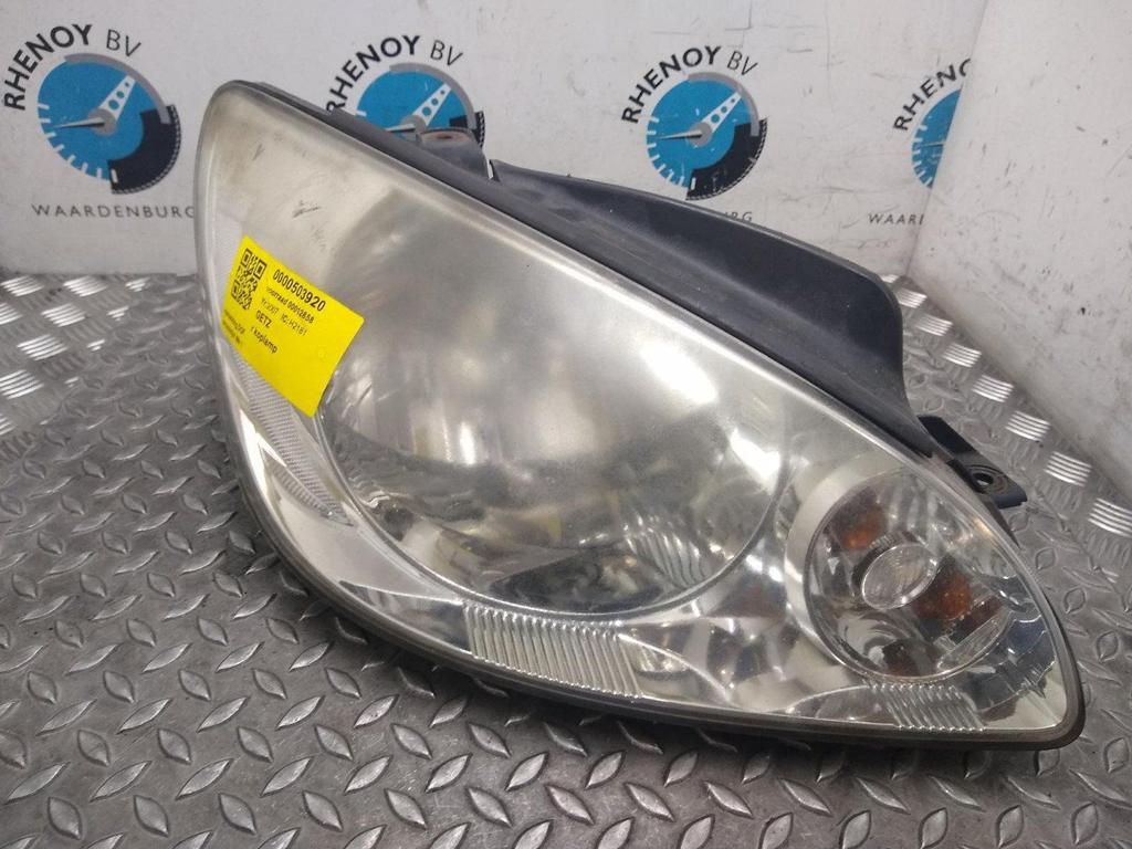 HYUNDAI GETZ 1.4I ACTIVE COOL KOPLAMP R 2007, Ophalen of Verzenden, Gebruikt, Stiba lid