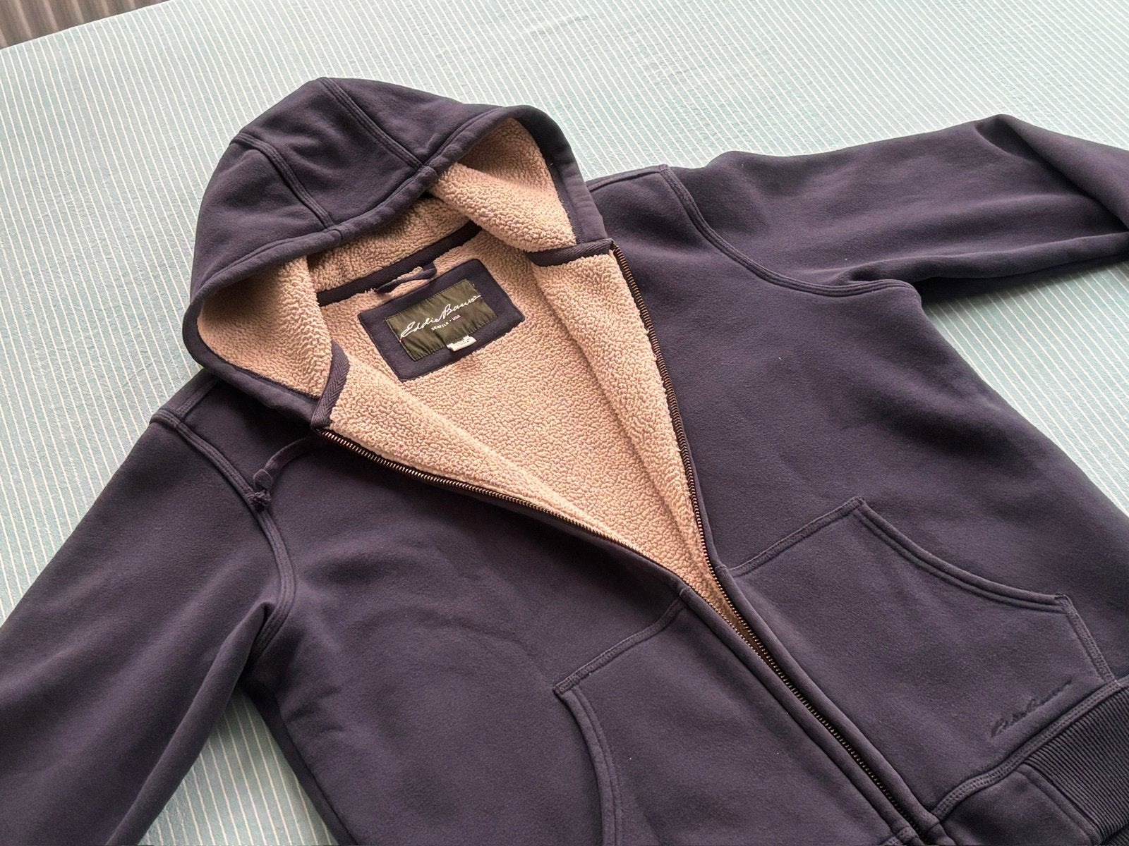 Eddie Bauer Hoodie - Maat L, Maat 52/54 (L), Blauw, Ophalen of Verzenden, Zo goed als nieuw