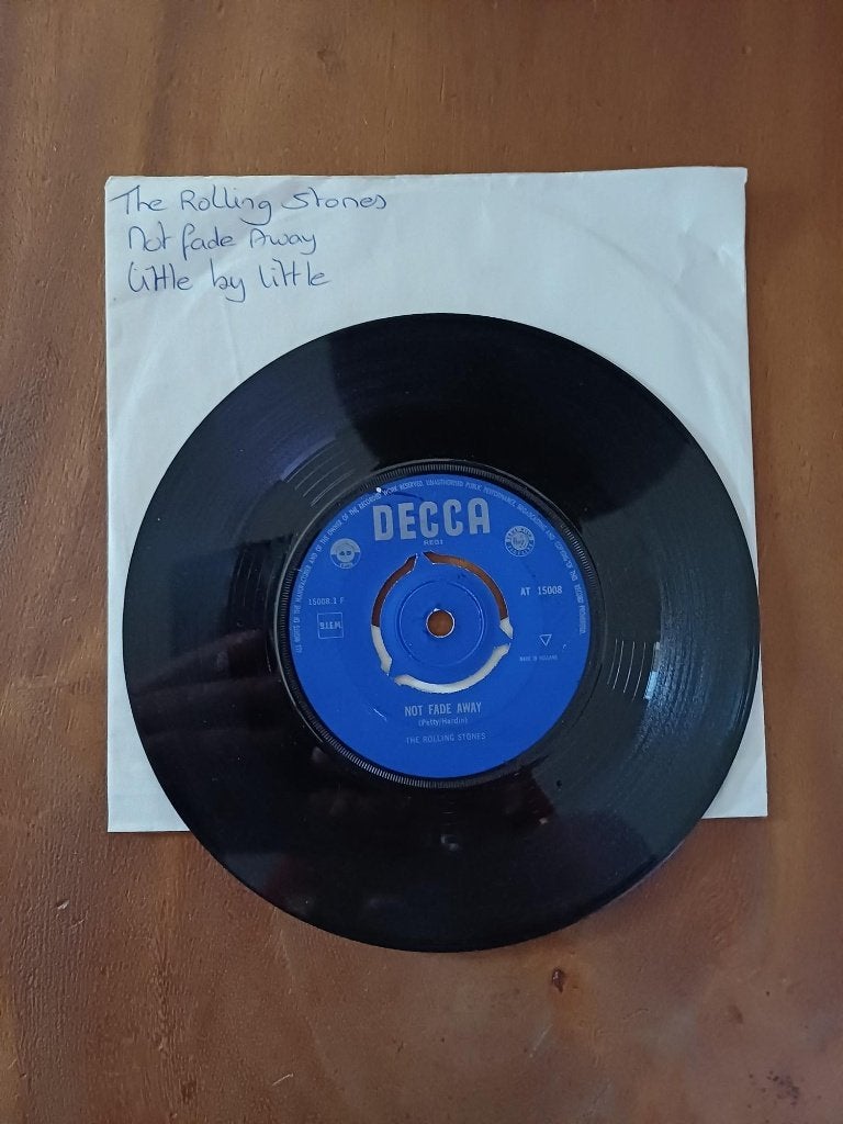 The Rolling Stones - Not Fade Away - Single - Vinyl, Ophalen of Verzenden, Gebruikt, Pop