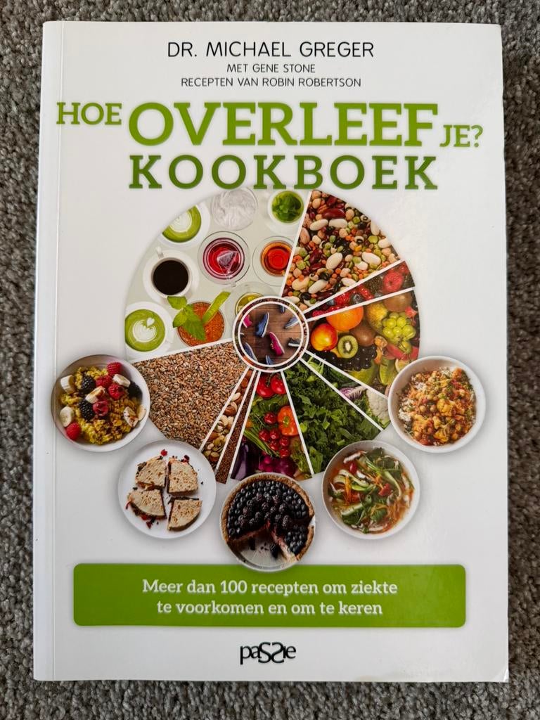 Hoe overleef je? Kookboek - Michael Greger, Boeken, Verzenden, Zo goed als nieuw