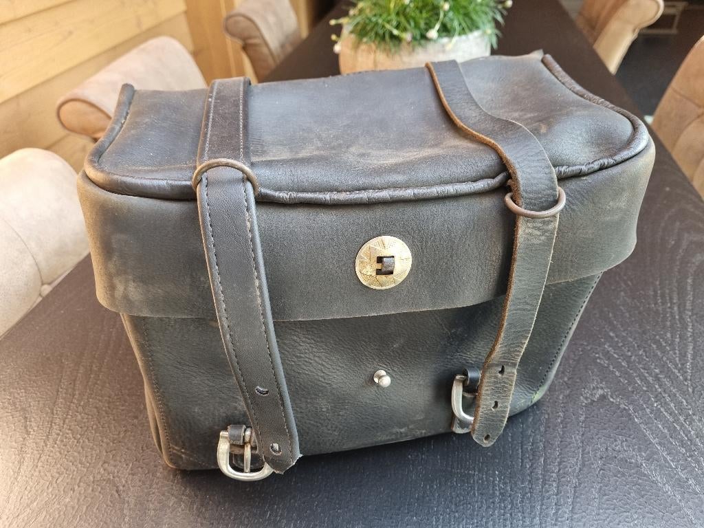 motor tas leer, Motoren, Ophalen of Verzenden, Gebruikt