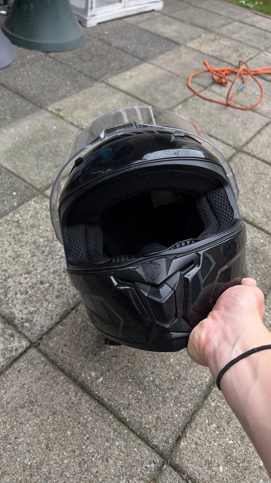 Vito Helmets Integraalhelm Zwart - Maat XL, Motoren, Overige merken, Heren, XL, Ophalen of Verzenden