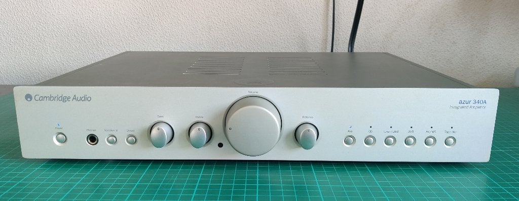 Cambridge Audio Azur 340A Geïntegreerde Versterker, Overige merken, Ophalen of Verzenden, Zo goed als nieuw, Minder dan 60 watt